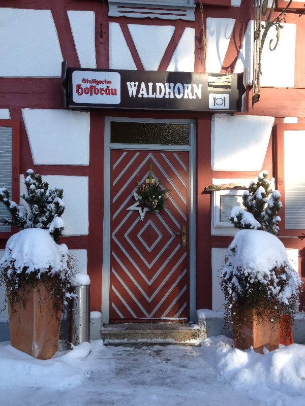 Gasthaus Waldhorn- Eingang